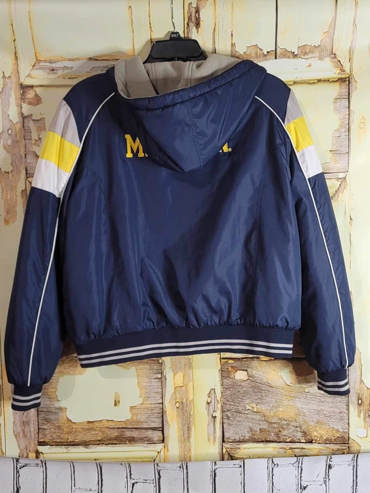 Chaqueta G-III Azul Amarillo Michigan Wolverines College-NCAA Talla Juvenil 2XL Foto 2 de 4