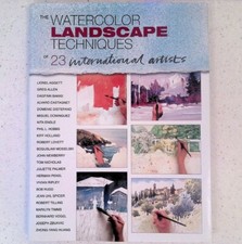 The Watercolor Landscape Techniques of 23 International Artist 1st Edition HC