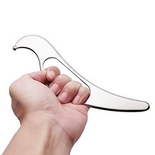 Raspador muscular de herramienta de masaje Gua Sha de acero inoxidable