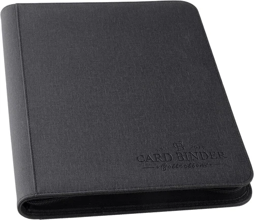 9 Pocket Card Binder | Premium Zip Trading Card Binder | 540 Double Sided Pocket