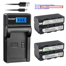 Kastar Battery LCD USB Charger for Sony NP-F750 CCD-TR2200 CCD-TR2300 CCD-TR280