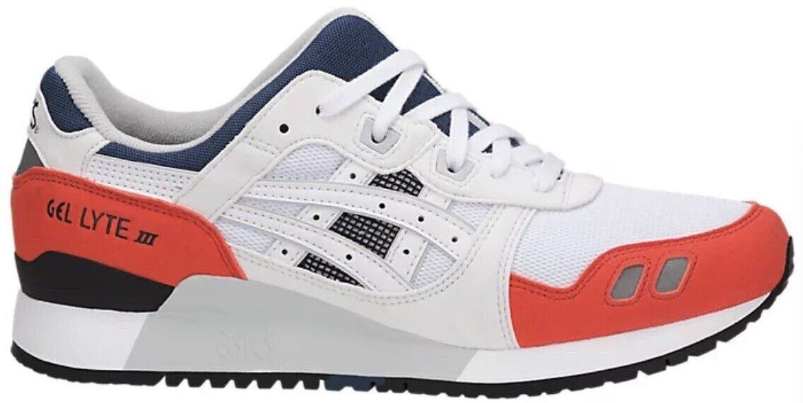 Asics Gel Lyte 3 White Orange Blue for sale | eBay