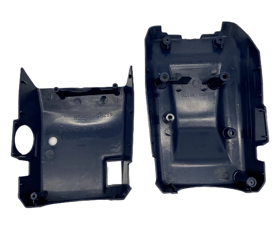 Steering Column Cover Set Blue For Toyota Pickup Hilux 4Runner 84-88 No Tilt - image 3 of 4