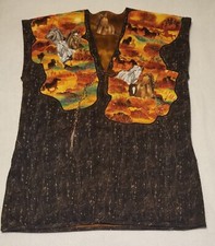 Texas Artist Christine K. Parker Western Horse Design Women's Pancho One Size