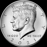 2021 D Kennedy Half Dollar Clad US Mint Coin "Brilliant Uncirculated"