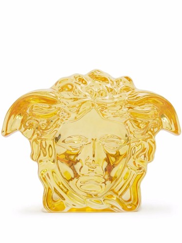 NUEVO PISAPAPELES VERSACE ROSENTHAL *MEDUSA LUMIERE* ÁMBAR Cristal Medusa 4" - Imagen 5 de 13