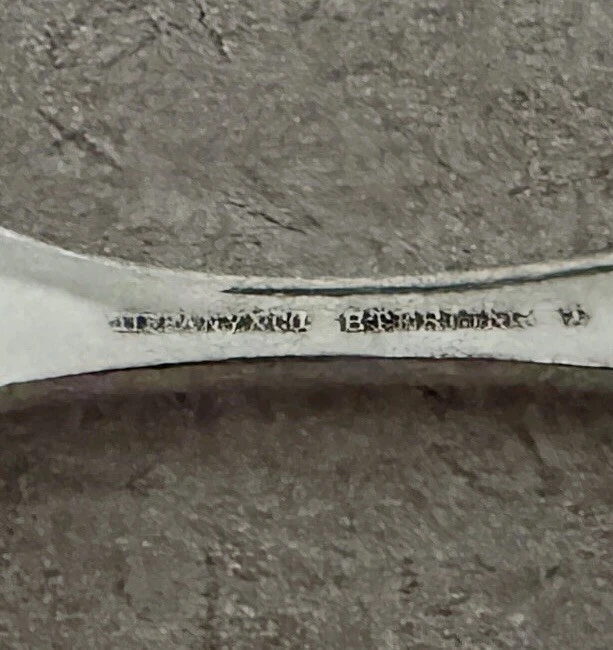 "TAMIZADOR DE AZÚCAR PERFORADO TIFFANY BLACKBERRY PATRÓN DE VID PLATA ESTERLINA 5 3/4""" Foto 4 de 4