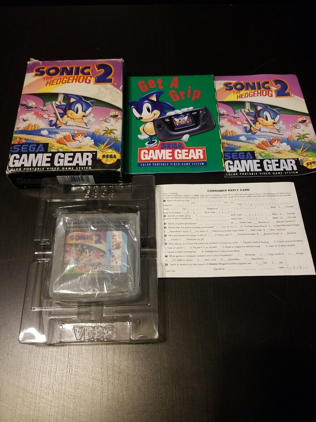 Sonic the Hedgehog 2 Sega Game Gear 