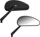 Arlen Ness 510-026 Black Downdraft Forged Mirror Set Standard & Metric Mount
