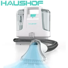 HAUSHOF Carpet Spot Cleaner 400W Portable 7.5lbs Lightweight Double Tank Design