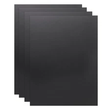 2 Pack ABS Plastic Sheet, 0.02" Thick 8"x12" Flexible Hard Plastic Sheet, Black