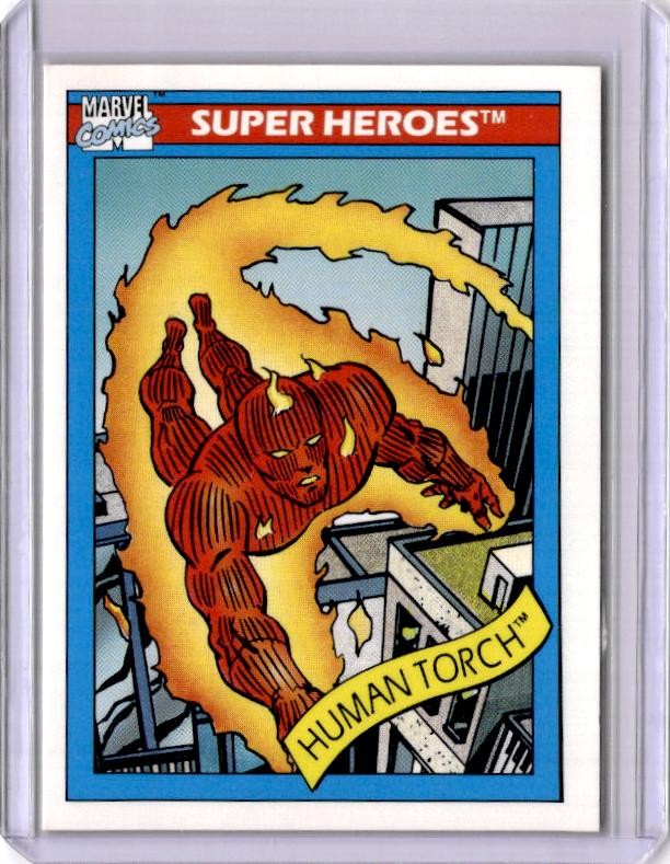 1990 Impel Marvel Universe #33 Human Torch