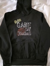 Pittsburgh Steelers Black Rhinestone Custom Designed Game Day Black Hoodie
