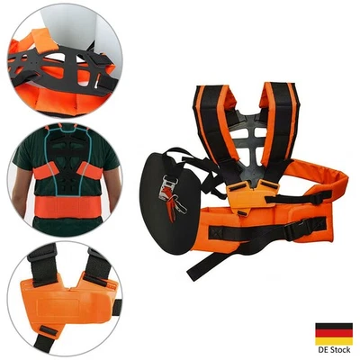 MARKENLOS Schultergurt für Freischneider Tragegurt Doppel Motorsense Rasentrimme Trimmer