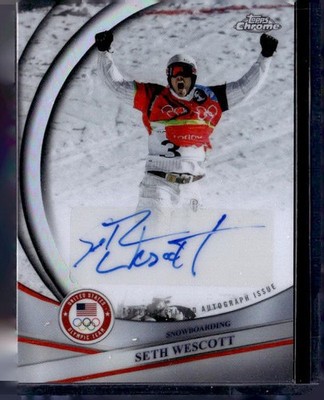 2026 Topps Chrome U.S. Winter Olympic #BCA-SWE Seth Wescott Autograph