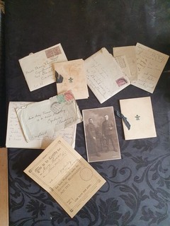 LOT OF VINTAGE EPHEMERA – LETTERS POSTCARD WW1 LLANDOVERY 6TH GURKHA RIFLES