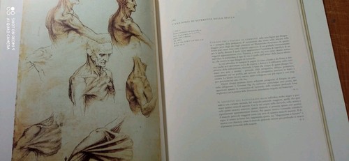 LEONARDO DA VINCI, ANATOMIA DELL'UOMO, CUORE E ARTO SUPERIORE, CARTONATO SCS - Foto 5 di 8