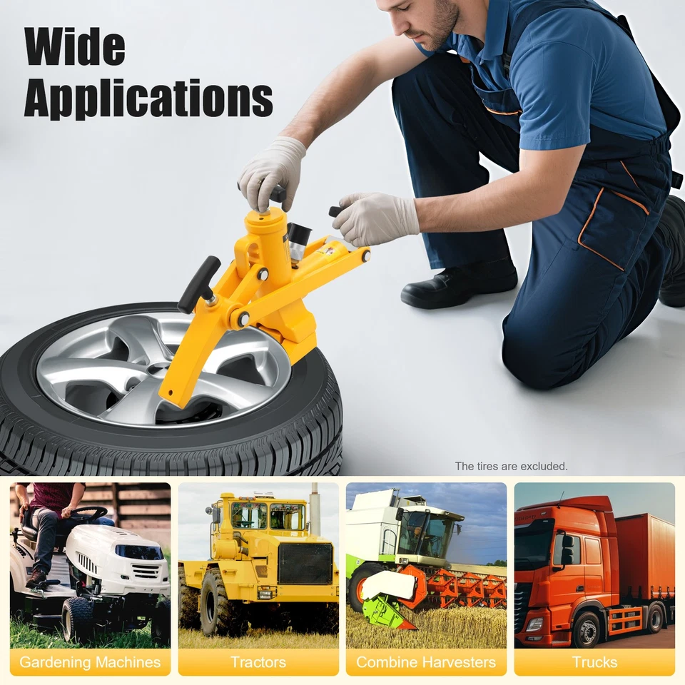 Bead Breaker 10,000 PSI Air Hydraulic Bead Breaker Portable Tire Tool Bead Break - Image 3 of 4