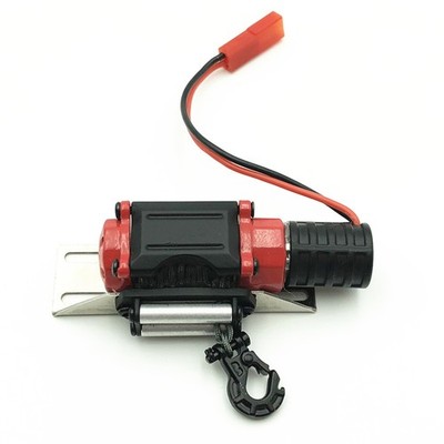 Metal+Plastic Warn Winch for SSCX10 D90 D110 TF2 TRX4 TRX-4 KM2 RC Car Crawler E