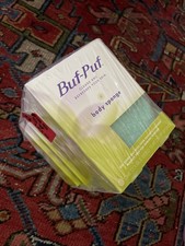 BRAND NEW Lot of 6 Pack Buf-Puf Body Sponge, Double-Sided, Made in USA Buff Puff