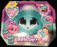 2017 Little Live Pets Scruff a Luvs Rescue Blue Series 1 Dog or Cat BLUE PLUSH