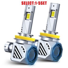 H11 LED Headlight Bulb Low Beam Super Bright 6500K White 48000LM CANBUS 2-10X
