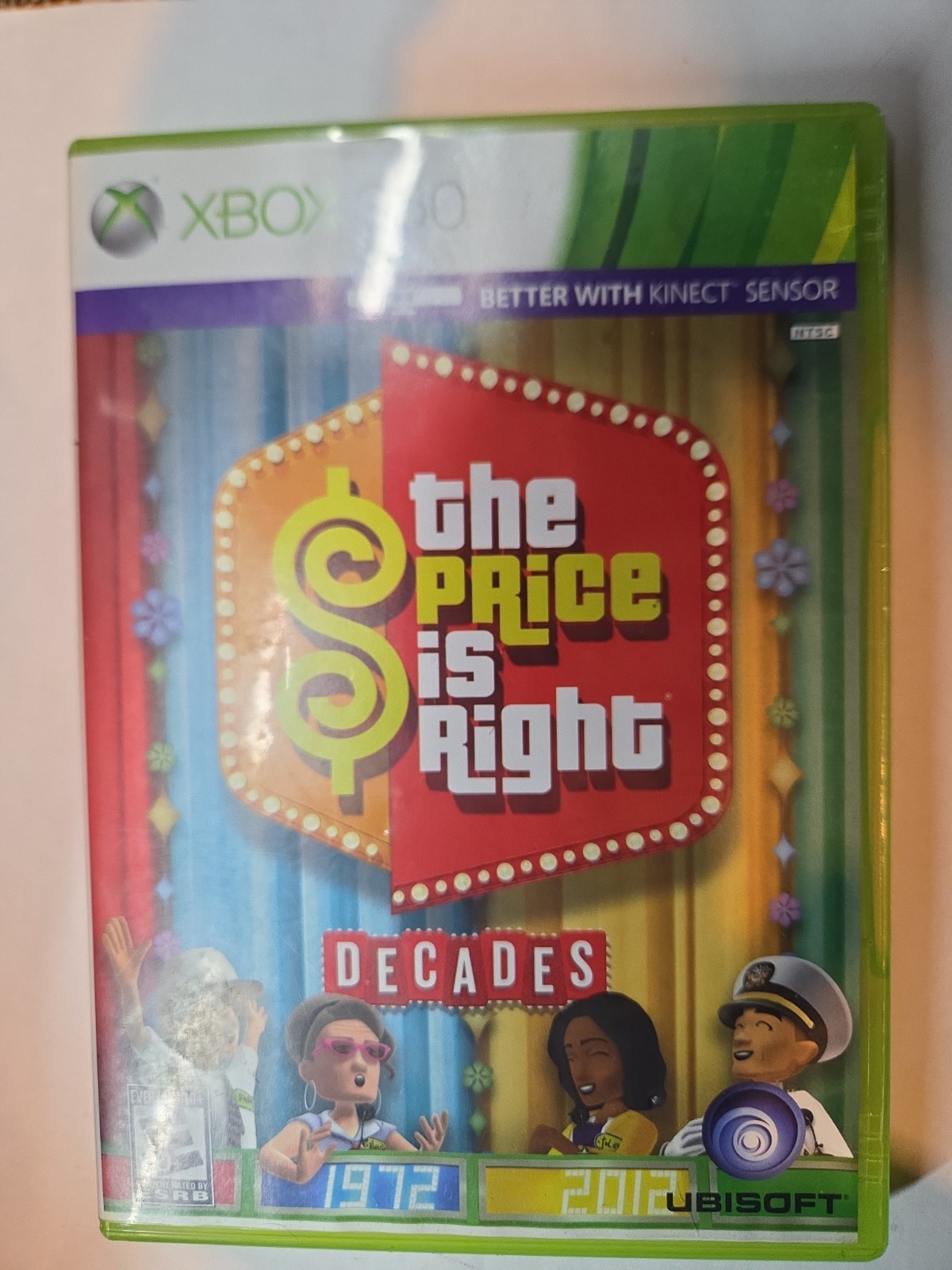 The Price Is Right Decades Xbox 360 Case Disc Tested Working