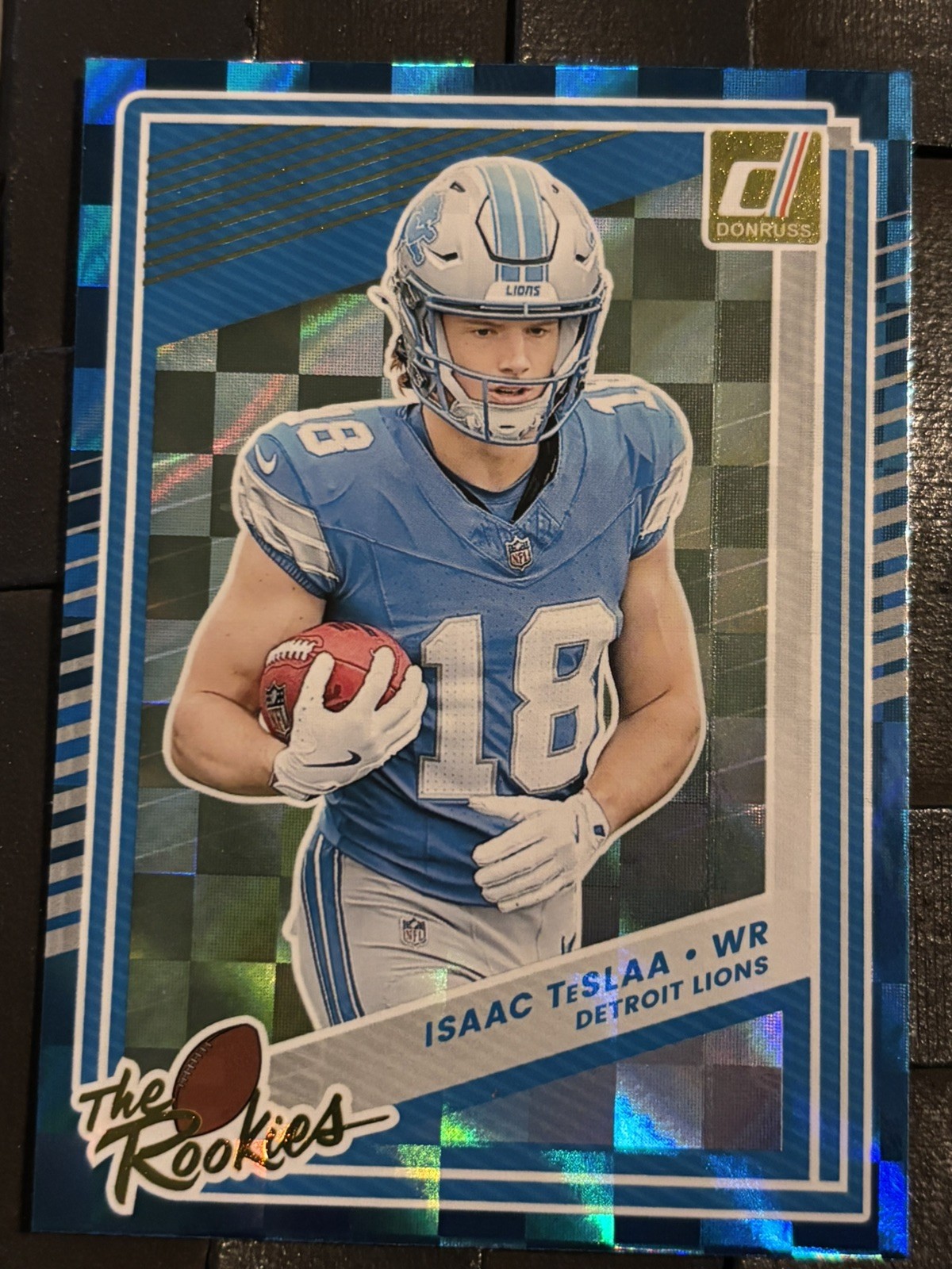 2025 Donruss Isaac TeSlaa The Rookies #35 Detroit Lions RC🔥