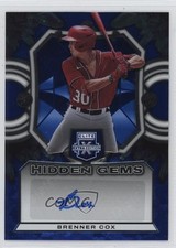 2023 Panini Elite Extra Edition Hidden Gems Blue Brenner Cox #HG-BCX Auto 10k8