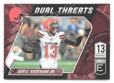 2021 Donruss Elite #DT5 Odell Beckham Jr. Dual Threats #/349