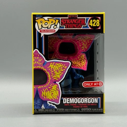 Funko Pop! #428 Demogorgon Stranger Things Blacklight Exclusive New w/ Protector