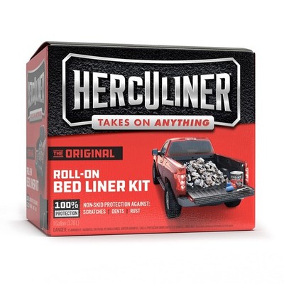 Herculiner Hcl1b8 Roll-on Bed Liner Kit,black, 1 Gal.