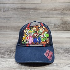 Super Mario Brothers Hat Cap Youth Kids Adjustable Snapback Casual Wear