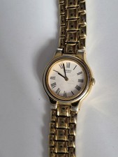 Women's Vintage Seiko Gold Plated Quartz Watch With Bracelet Strap