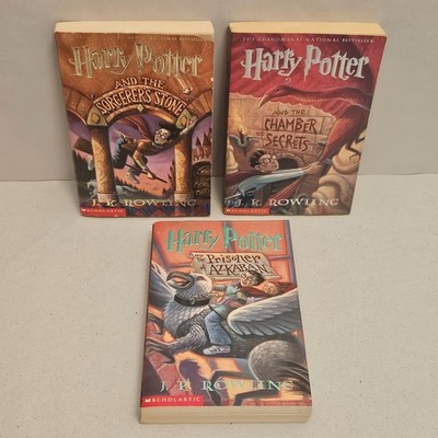 Harry Potter Paperback Books Set 1-3
