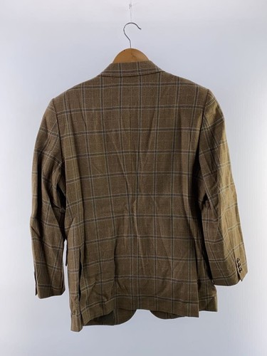 Ermenegildo Zegna Blazer Cashmere Jacket Brown Window Pen Check Men's size M - Picture 20 of 24