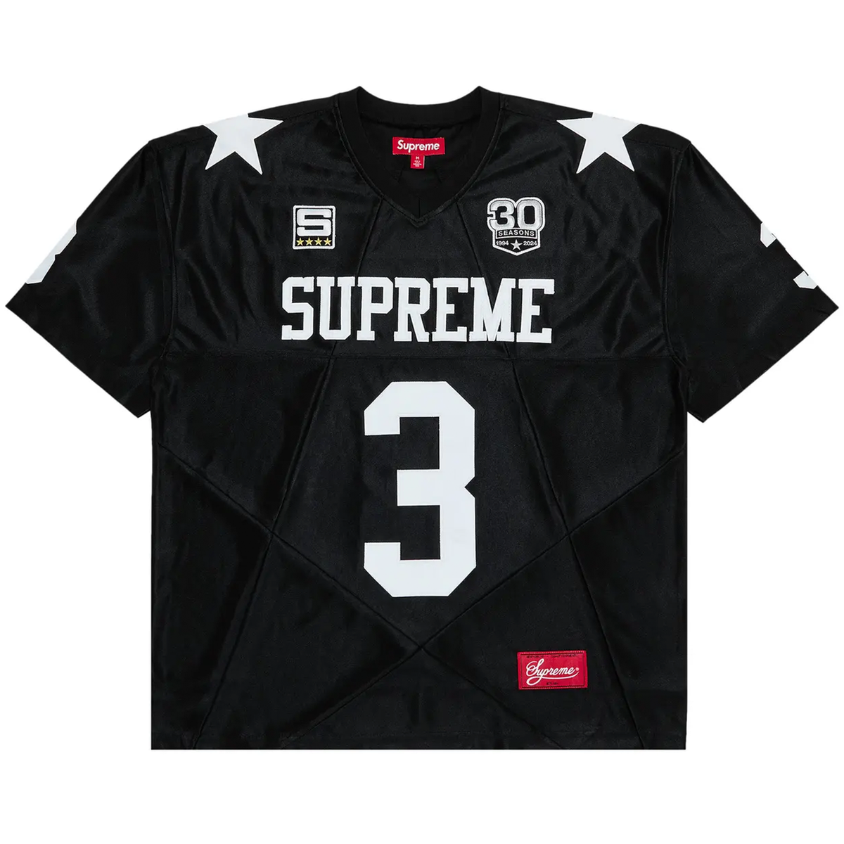 Supreme Star Football Jersey Black | eBay