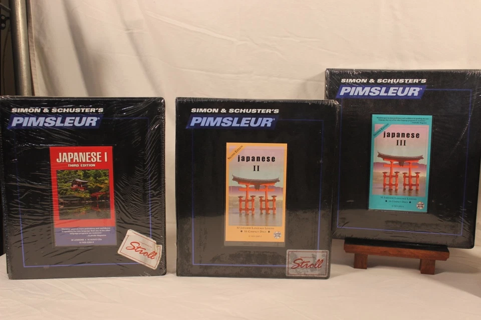Simon & Schuster Pimsleur Language Course Set Japanese I-III & Spanish II-III - Image 4 of 4