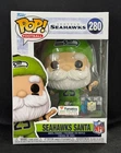 Funko Pop NFL Football Seahawks Santa #280 Fanatics -MINT + Protector