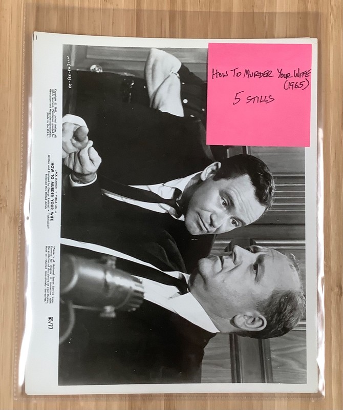 5 How to Murder Your Wife (1965) original movie still lot Jack Lemmon/Virna Lisi