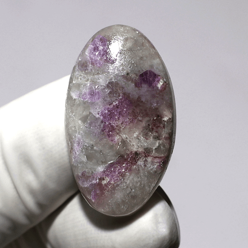 Lote de 4 piedras preciosas cabujón de alta calidad Hackmanita natural Hi-Grade 25 mm-27 mm Hidden Aurora ~ - Imagen 7 de 13