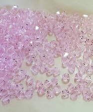Swarovski 5301 6mm bicone beads Rosaline 12pcs 