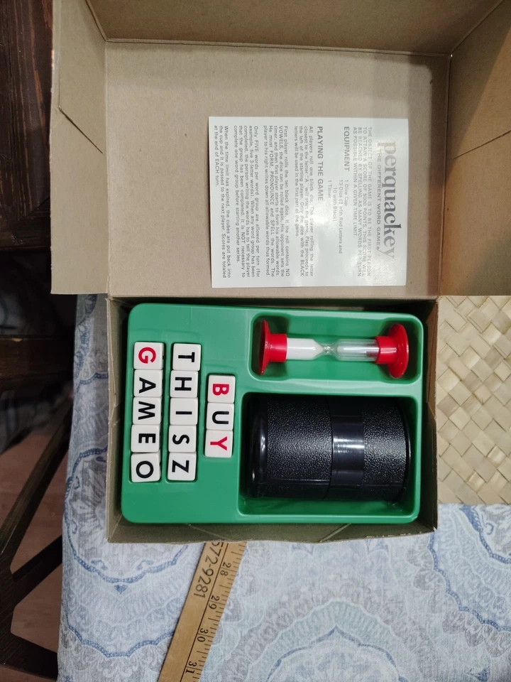 1975 Perquackey Alphabet Dice Word Game By Lakeside, Complete EUC - Image 4 of 4