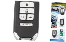 5 Button Car Keyless Entry Remote Control Replacement Key Fob Proximity Smart