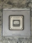 Geiger 50 Gram Silver Square Bar .999 Fine Silver Sealed Assay Made in Germany