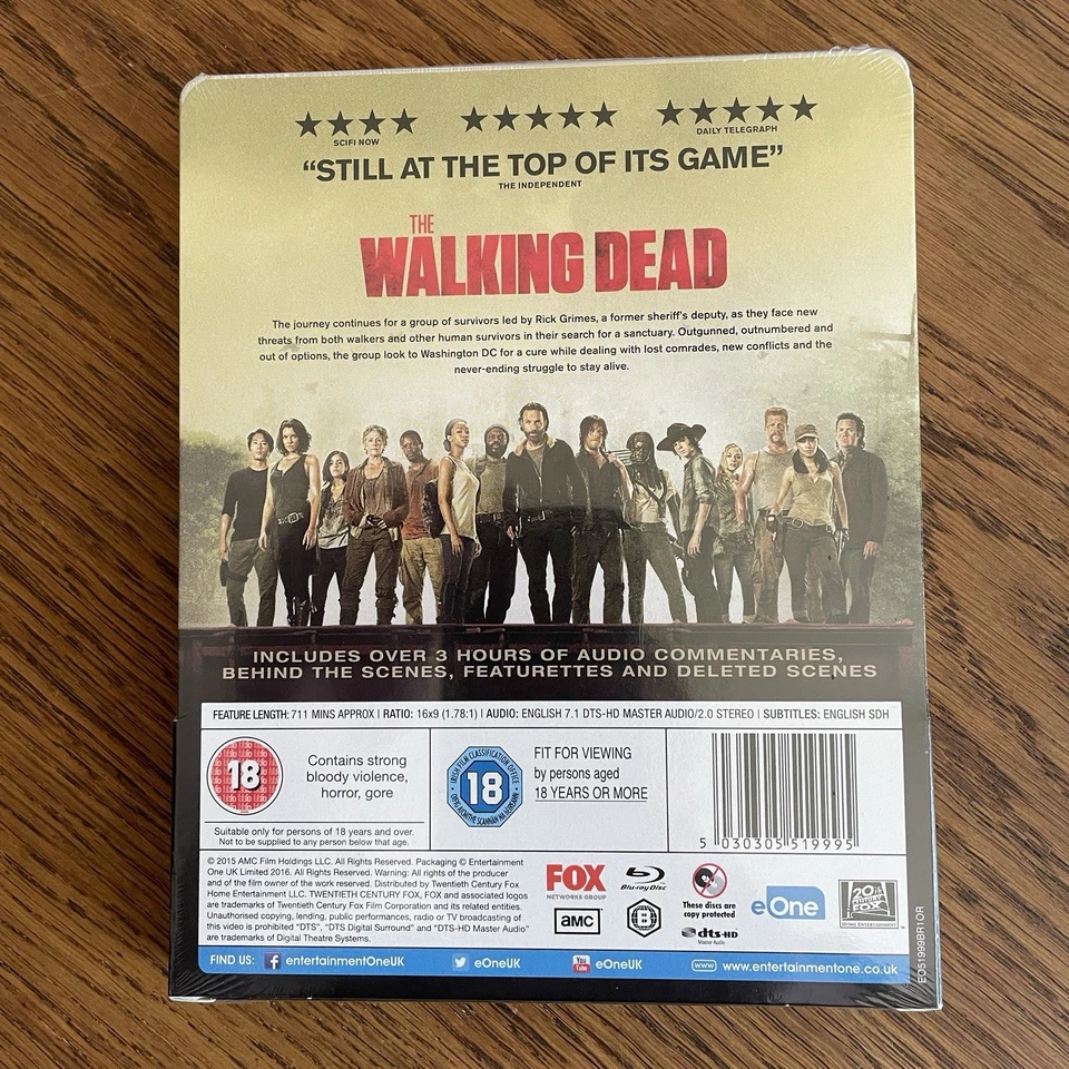 The Walking Dead Blu-ray Steelbook Season 5 - Image 2 of 2