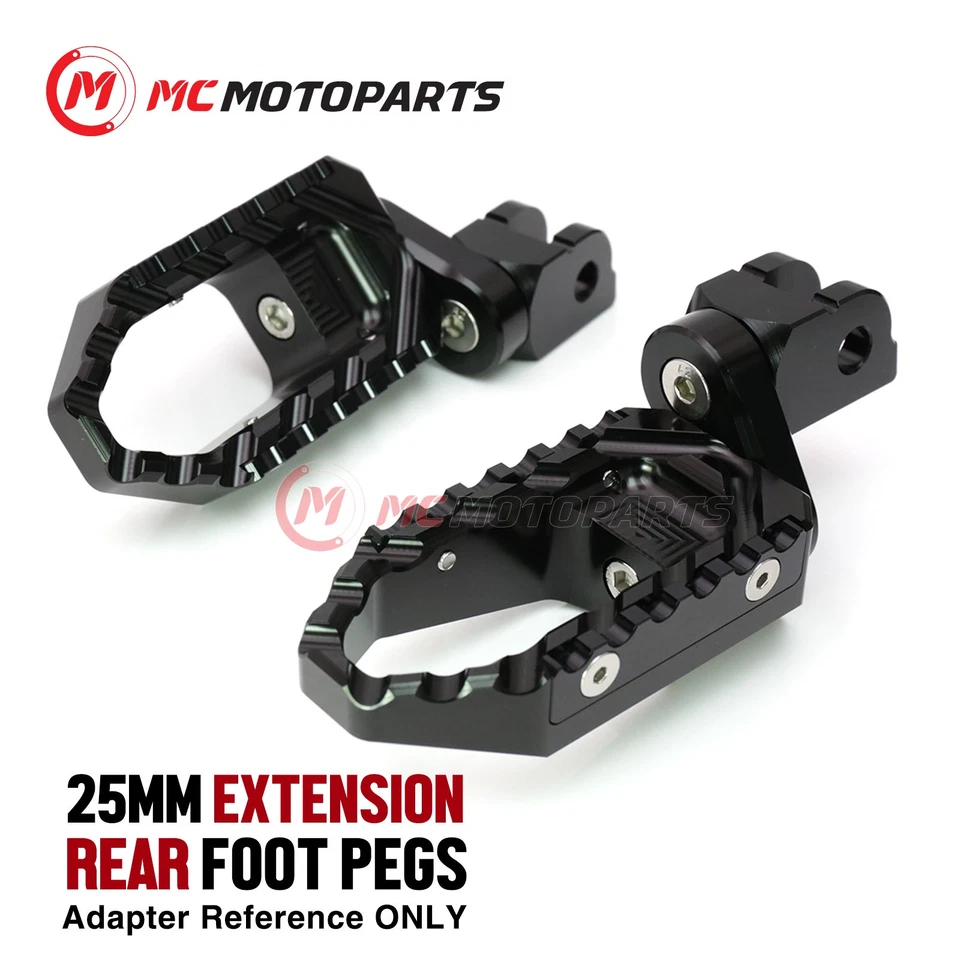 Para Honda VTR1000 SP1/2 RVT1000R RC51 00-2007 1 pulgada Clavijas de pie de pasajero para bajar Foto 3 de 4