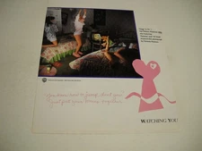 VAN HALEN girls pajama party jumps for JUMP original 1984 Promo Display Ad