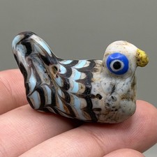 Ancient Roman Mosaic Glass Bird Bead - 300 AD