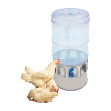 18.9L Chicken Heated Water Bowl Chicken Water Heater with Bucket Stainless Steel